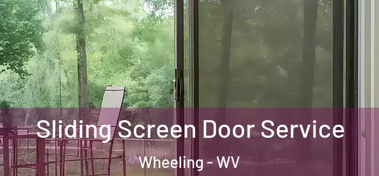 Sliding Screen Door Service Wheeling - WV